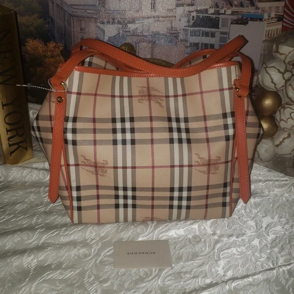 Burberry Haymarket Canterbury Tote - Picture 5 of 16